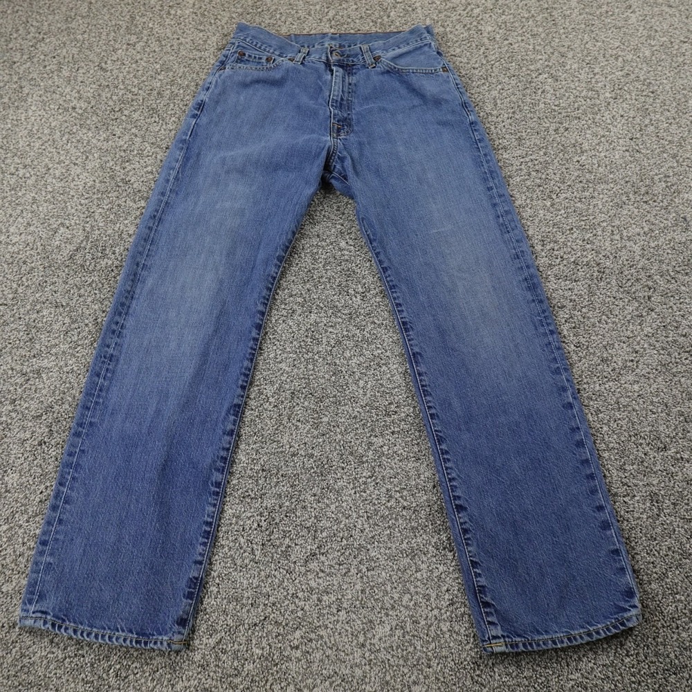 VTG Polo Ralph Lauren Jeans Mens 30X30 Dark Blue Denim Pants Hayden Straight Y2K